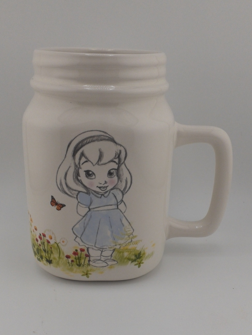 Disney Store Animator's Collection Princess Mason Jar Ceramic Mug